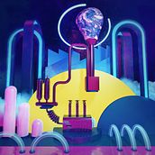 Meu projeto do curso: Composições abstratas com Cinema 4D . % Rodrigo Freitas tarafından hazırlanan 3D projesi - 04.09.2021