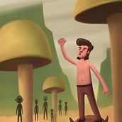 Huwo Hu Whoa!. Children's Illustration, Digital Illustration, Digital Painting, Traditional illustration, and Painting project by Caledon Armentano - 04.09.2021