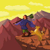 Meu projeto do curso: Introdução ao desenho de personagens em pixel art. Pixel Art project by pauloakio - 04.09.2021