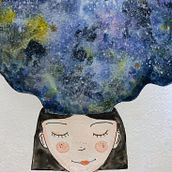 My project in Modern Watercolor Techniques course. Design, and Watercolor Painting project by Imma Savarese - 04.09.2021