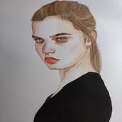 Mi Proyecto del curso: Retrato en acuarela a partir de una fotografía. Watercolor Painting project by stefivazza - 04.09.2021
