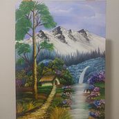 Calma . Oil Painting project by Luisa Alejandra Ruano Meneses - 04.12.2021