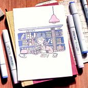Biografía ilustrada de Barbara Petchenik. Editorial Illustration, Traditional illustration, and Children's Illustration project by Santiago Fernandez Lascano - 04.10.2019