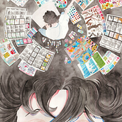 JUVENTUD&ARTESPLASTICAS <caE>. Un progetto di Illustrazione tradizionale e Pittura ad acquerello di Mon DaJoa - 10.04.2021