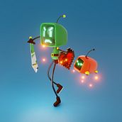 Proyecto Final del Curso de Modelado 3D con Blender. 3D, and Graphic Design project by plankthondesign - 04.11.2021