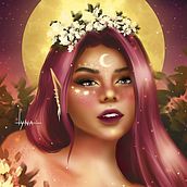 Meu projeto do curso: Retrato digital no Photoshop com um toque de fantasia. Desenho artístico, Desenho de retrato, Ilustração tradicional e Ilustração digital projeto de Carolyna Castro - 10.04.2021