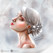White Light. Traditional illustration, and Digital Illustration project by Paola Robledo - 04.10.2021