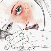Dejar volar la imaginación . Un proyecto de Bellas Artes, Dibujo artístico, Dibujo de Retrato y Dibujo digital de Emma Remis - 10.04.2021