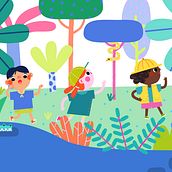 Let's go on an adventure!. Een project van Educatie, Redactionele illustratie y Kinderillustratie van Laura Garrido Amador - 10.04.2021
