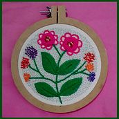 Mi Proyecto del curso: Técnicas básicas de bordado: puntadas, composiciones y gamas cromáticas. Embroider project by Mariana Vilela - 04.10.2021