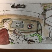 Il mio progetto del corso: Urban Sketching: esprimi il tuo mondo con una nuova prospettiva. Watercolor Painting project by Domenico Spingardi - 04.10.2021