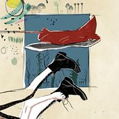 Aquarium. Projekt z dziedziny Kreat, wność, Ilustracja c, frowa, Malowanie akwarelą i Concept art użytkownika Erika Lenicka - 10.04.2021