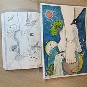 Tiempos del alma. Projekt z dziedziny  R, sunek art, st, czn, Trad, c, jna ilustracja i Malowanie akwarelą użytkownika Maria Cristina Rodriguez del Valle - 01.04.2021