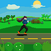 Meu projeto do curso: Introdução ao desenho de personagens em pixel art. Un projet de Pixel art de Sabrina de Araujo - 10.04.2021