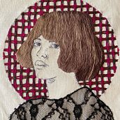 Mi Proyecto del curso: Creación de retratos bordados. Een project van Borduurwerk van Idoia Sesumaga - 11.04.2021