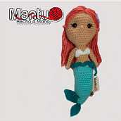 Sirena MANTU . Un projet de Art to, Artisanat, Broderie, Couture, Créativité , et Crochet de Daniela López C - 10.04.2021