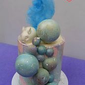 Mi Proyecto del curso: Cake design: técnicas decorativas modernas. Design project by Joanna Metzeri MACIAS LOPEZ - 04.10.2021