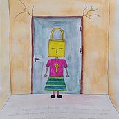 Meu projeto do curso: Ilustração artística: desenhe seu imaginário. Pencil Drawing, and Watercolor Painting project by Carla Susana Ribeiro - 04.10.2021