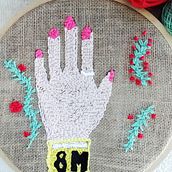 Cuadro bordado técnica punch needle.. Embroider project by Juana Morena - 04.10.2021