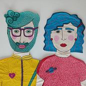Los Gracias. Embroider, and Concept Art project by ine agresta - 10.11.2020