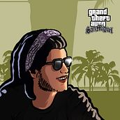 GTA San Miguel - GTA San Andreas Fan Art. Digital Illustration project by Cristóbal Alarcón Correa - 11.07.2020
