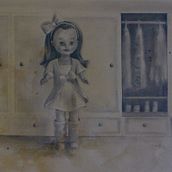 Ilustración "Aquellos objetos queridos". Un proyecto de Bellas Artes, Dibujo a lápiz e Ilustración tradicional de Eva Fernández Galán - 15.12.2009