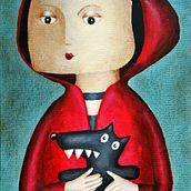 CAPERURITA ROJA. Un projet de Peinture acr , et lique de ALBERTO LACASA MAS - 11.04.2021