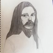 Projects of the "Realistic Portrait with Graphite Pencil" course. Un proyecto de Bocetado de marianne ghoche - 11.04.2021