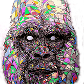 Gorilla Yun. Criatividade, Concept Art, Design digital, Design gráfico, Desenho artístico, e Design de personagens projeto de Yuet Yun Chin - 11.04.2021