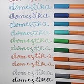 Project 2. Writing, Calligraph, Lettering, Pencil Drawing, Script, H, and Lettering project by Luana Bobadilla - 04.11.2021