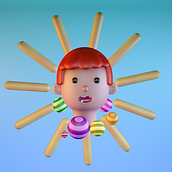 Ginger Boy . 3D, e Animação 3D projeto de Magdalena GF - 11.02.2021