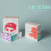 KORALITOS - Graphic Design: Packaging. Packaging, Design, and Graphic Design project by Nerea Garzón Arenas - 04.22.2020