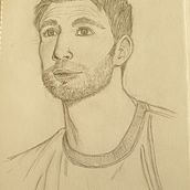 Chris Evans - Retrato. Portrait Drawing project by Daniel Alexander H.R. - 04.11.2021