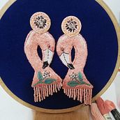 Aretes Flamenco . % Diana Pérez tarafından hazırlanan Nakış projesi - 04.11.2021