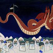PANDEMIA. Drawing, Traditional illustration, Narrative, Painting, Acr, and lic Painting project by La Reche - 04.11.2021