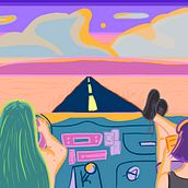 Mi Proyecto del curso: Animación psicodélica con Photoshop y After Effects. 3D, Animation, 3D Design, and Music project by noemi_ruth_sm - 04.11.2021