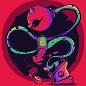 R. Traditional illustration, Vector Illustration, and Digital Illustration project by Angel fernando - 04.09.2021