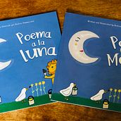 Poema a la luna cuento . Un progetto di Animazione 2D, Design editoriale, Illustrazione editoriale e Marketing digitale di Andrea Summerskill - 22.11.2020