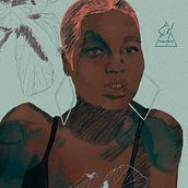 My project in Illustrated Portraits with Procreate course. Un proyecto de Ilustración digital de Shaquanda Mattox - 11.04.2021