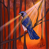 Matar a un Ruiseñor.. Un proyecto de Creatividad, Dibujo digital, Ilustración tradicional e Ilustración digital de Marge Castle - 11.04.2021
