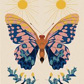 The Sun - My project in Creative Composition for Illustration with Procreate course Ein Projekt aus dem Bereich Digitale Illustration von Bruna Almeida - 11.04.2021