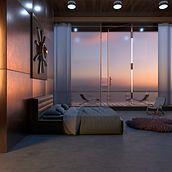 Dusk till Dawn. 3D, Art Direction & Interior Design project by Yemi Davis - 05.10.2020