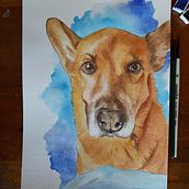 Proyecto de animalitos pintados con Acuarela. Een project van  Beeldende kunst, Naturalistische illustratie y Aquarelschilderen van Nicole Luco - 12.04.2021