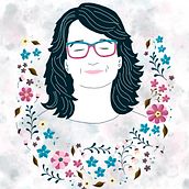 Rodeada de naturaleza. Un projet de Dessin de portrait, Illustration botanique , et Dessin numérique de Elena Astiz Luna - 12.04.2021