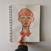 Rostro en acuarela. Architectural Illustration, and Watercolor Painting project by Natalia Osorio Chavez - 12.25.2020