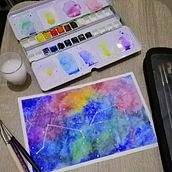 My project in Modern Watercolor Techniques course. Watercolor Painting, Traditional illustration, Fine Arts, and Painting project by Twigs Diocton - 04.03.2021
