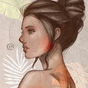 Mi proyecto final. Portrait Drawing project by Vera Panigatti Soto - 03.27.2021