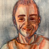 My project in Artistic Portrait with Watercolors course. Un progetto di Pittura ad acquerello di Portia D'Anverrs - 12.04.2021
