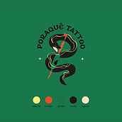 Identidade Visual Poraquê Tattoo Ein Projekt aus dem Bereich Br, ing und Identität und Logodesign von Beatriz Belo - 12.12.2020