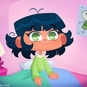 Buttercup Challenge. Traditional illustration, Animation, Character Design, and Digital Illustration project by Hellen Caroline - 04.12.2021